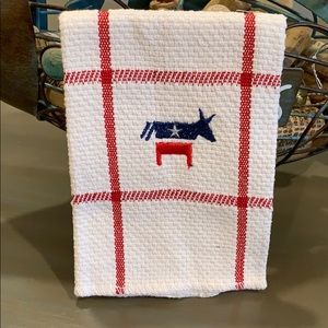 Democratic Symbol Finger Towel